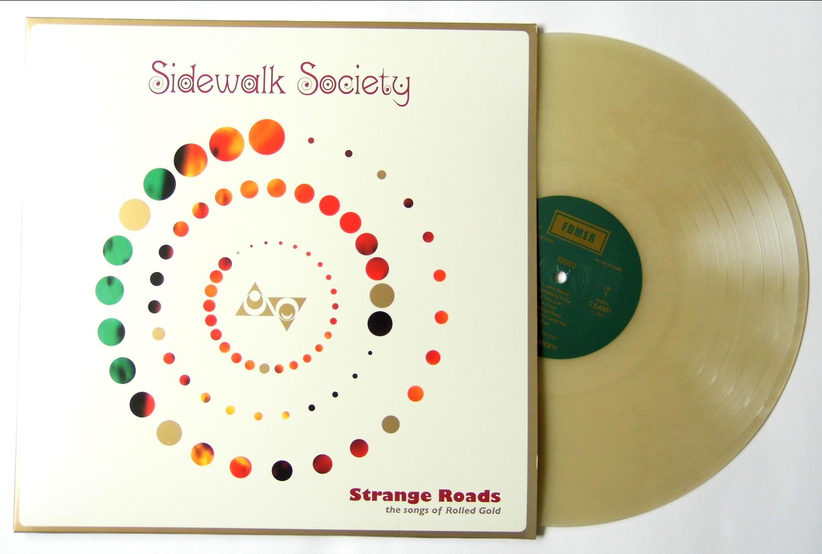 strange roads on gold vinyl